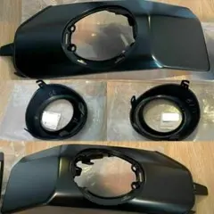 トヨタＦＪクルーザー フォグランプ カバー ブラックエディション 左右セット トヨタ - トヨタFJクルーザー フォグランプ カバー ブラック