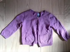 GAP パープル カーディガン 12-18M