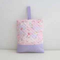 上靴入れ⭐︎ユニコーン(28×24㎝園児〜低学年向け/キルティング）