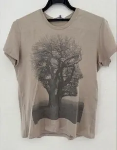 museum neu ARTグラフィックTシャツ　グレージュに近いのサムネイル