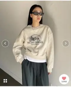 【美品】Didot.showroom 裏起毛トレーナー