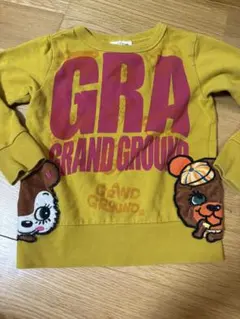 GRAND GROUND 刺繍アップリケトレーナー 110cmのサムネイル