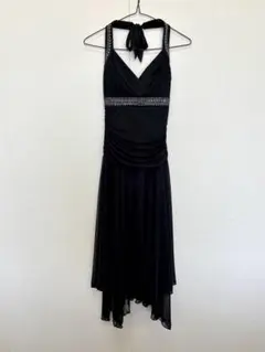 【Trixxi 】パーティードレス ブラック ビジュー Sサイズ ロングドレス
