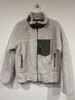 Patagonia キッズ・レトロX・ジャケット XXL ベージュ/オリーブ