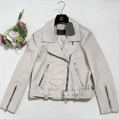 新品タグ付✨　ALLSAINTS　ライダースジャケット　ダブル　羊革　M　近年のサムネイル