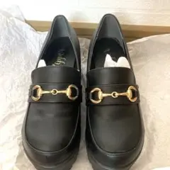 Zipper ローファー ブラック　Mのサムネイル