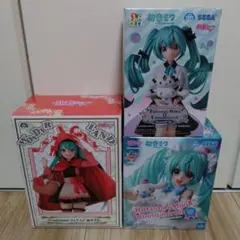 初音ミク シナモロール フィギュア　ホワイトドレス おすましver 赤ずきん
