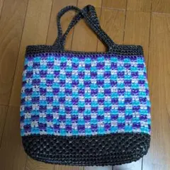 スズランテープ　ビニール紐トートバッグ