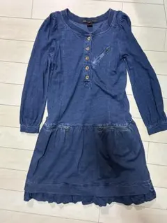 Burberry バーバリーブルーレーベル デニム ワンピース チュニック 38