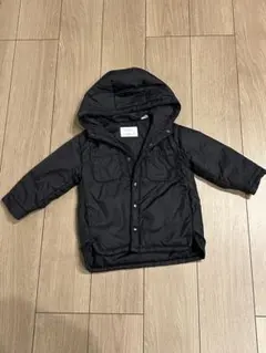 ZARA 黒 ダウンコート 18-24ヶ月