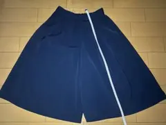 即発送★ GU ガウチョパンツ Mサイズ レディース ネイビー