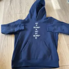 THE NORTH FACE ノースフェイス ネイビー　パーカー 札幌限定