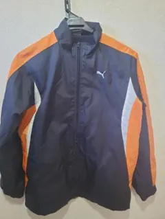PUMA　ウィンドブレーカー　紺、オレンジ　　150㎝