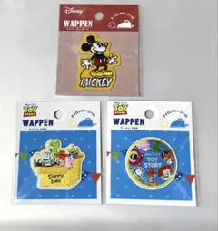 ディズニー　ワッペン　3セット