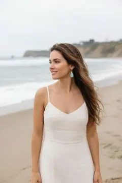 くすみブルー 天然石風 大ぶりピアス パール ゴールド 上品 海カラー