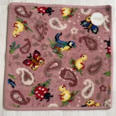☆FEILER フェイラー☆ハイジペイズリー☆ハンカチ☆ピンク×ピンク