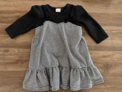 petit main ギンガムチェック ワンピース 80cm