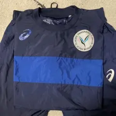 山梨学院　asics ピステセット 2XL ネイビー