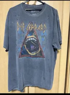 デフレパード Adrenalize タイダイ Tシャツ ビッグシルエット 古着 