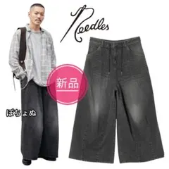 新品■NEEDLES H.D.Buggy Pant Jean 黒M バギーパンツのサムネイル