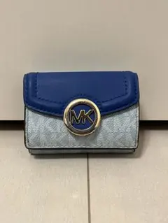 Michael Kors 三つ折り財布 ブルー