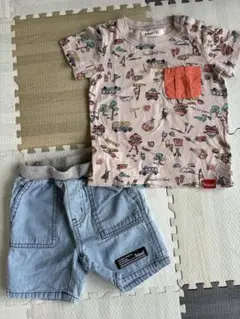 Bobson Tシャツ（95）デニムパンツ（80）