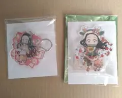 鬼滅の刃 竈門禰豆子 クリスマス アクスタ&大阪メトロアクキー 2点セット