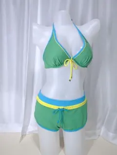 サンアイ Ai ワイヤービキニ ショートパンツ付き Mサイズ 中古のサムネイル