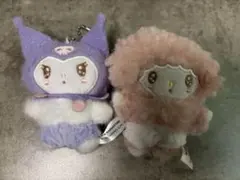 산리오 쿠로미 マイスウィートピアノ マスコット ぬいぐるみ セット