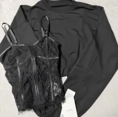 Ameri♡ MEDI LINGERIE TROMPE L`OEIL TEE - メルカリ