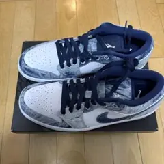 【新品】28.5cm ナイキ エアジョーダン1 ロー ウォッシュドデニム SE