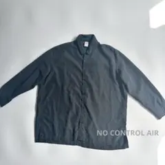 美品　NO CONTROL AIR 襟付きシャツピーチスキンXS ダークグリーン