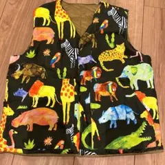 TAION& graniphタイオン★グラニフリバーシブルダウンベスト 130