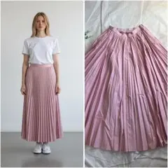 エブール 綿麻ロングスカート ロンハーマン別注 ダークブルー タグ付未