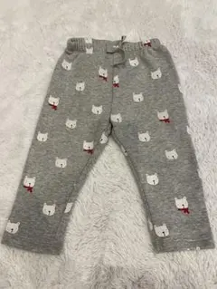 クマ柄グレーのパンツ 6-12ヶ月　70cm baby gap