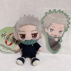 呪術廻戦0 狗巻棘 ボールチェーンマスコット ぬいぐるみ ダイカットステッカー