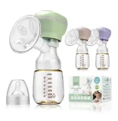 新品未使用　Mama&Me 電動母乳搾乳器 Quick Pull グリーン
