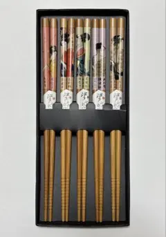 【新品未使用】浮世絵箸5膳セット