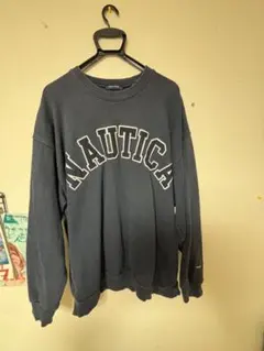 90s NAUTICA クルーネック トレーナー ネイビーのサムネイル