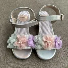 **any FAM（エニィファム）** フラワー装飾 サンダル 18.0cm