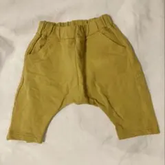 GU しなぷしゅコラボ　マスタード色 パンツ 80