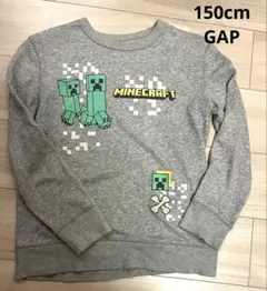 GAP Minecraft グレー トレーナー 150cm