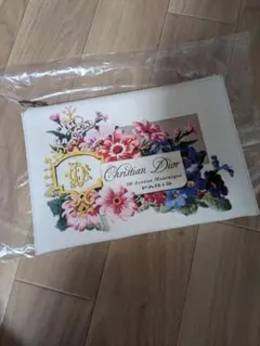 Christian Dior 花柄クラッチバッグ