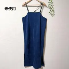 チャオパニックティピー キャミワンピース ネイビー F スエードタッチ