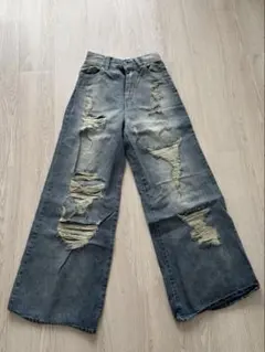 【着用1回のみ】Chico ダメージデニム　サイズ1