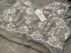 ソフトカップ付 ブラキャミソール【5L:グレー】