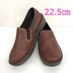 【未使用】ウィルソンリー☆本革スリッポン22.5㎝ ブラウン