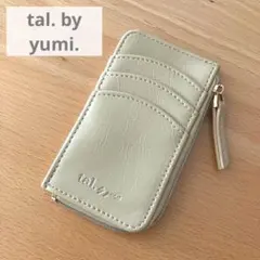【未使用に近い】tal.by yumi. フラグメントケース ベージュ 財布