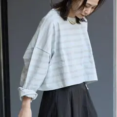 JOURNAL STANDARD コットンボーダーショートプルオーバーのサムネイル