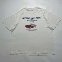 90s ハイスクール イベント系 車 ビンテージTシャツ 2XL 白系○8315